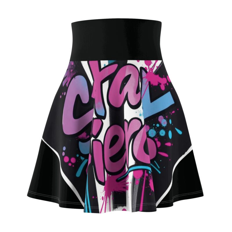 Vibrant Graffiti AOP Skater Skirt – Bold and Comfortable Style