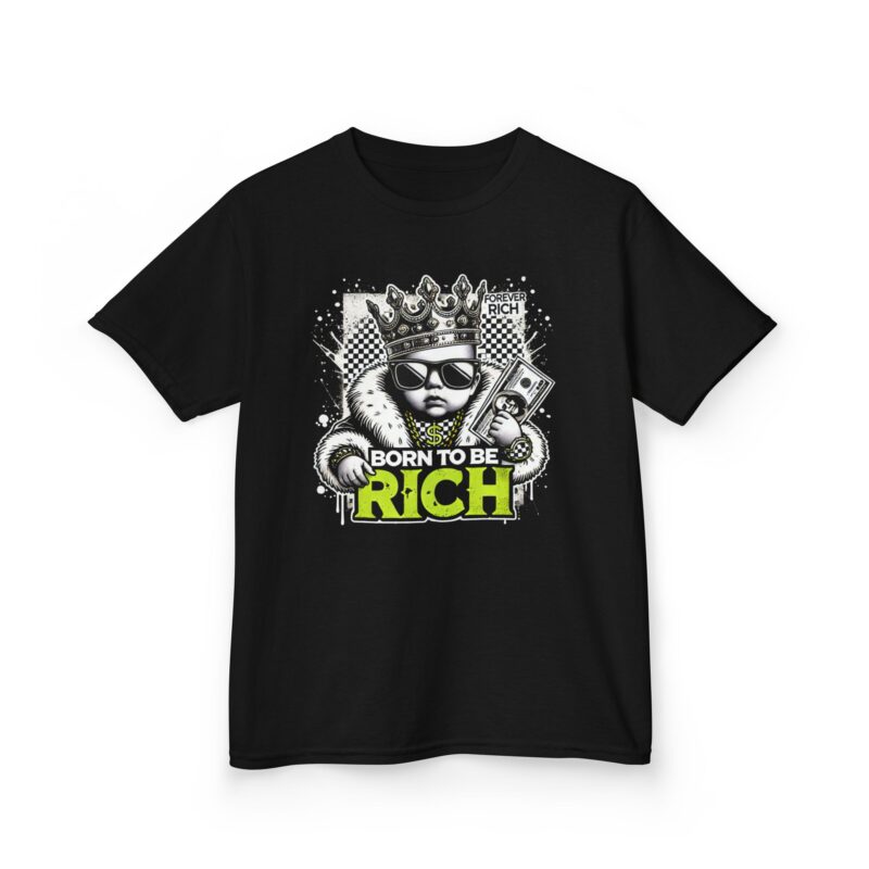 💰 GRIND TO BE RICH – KIDS HEAVY COTTON™ TEE 💰