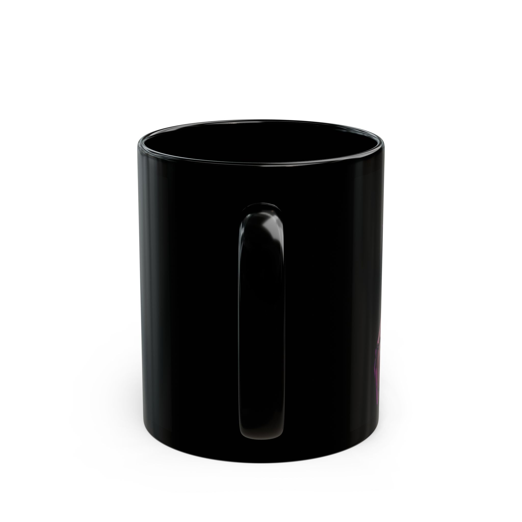Black Ceramic Mug – 'Born to Rule' Design | Durable, BPA-Free & Stylish - Image 4