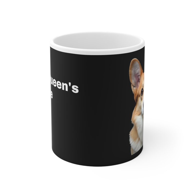 Queen choice White Ceramic Mug, 11oz