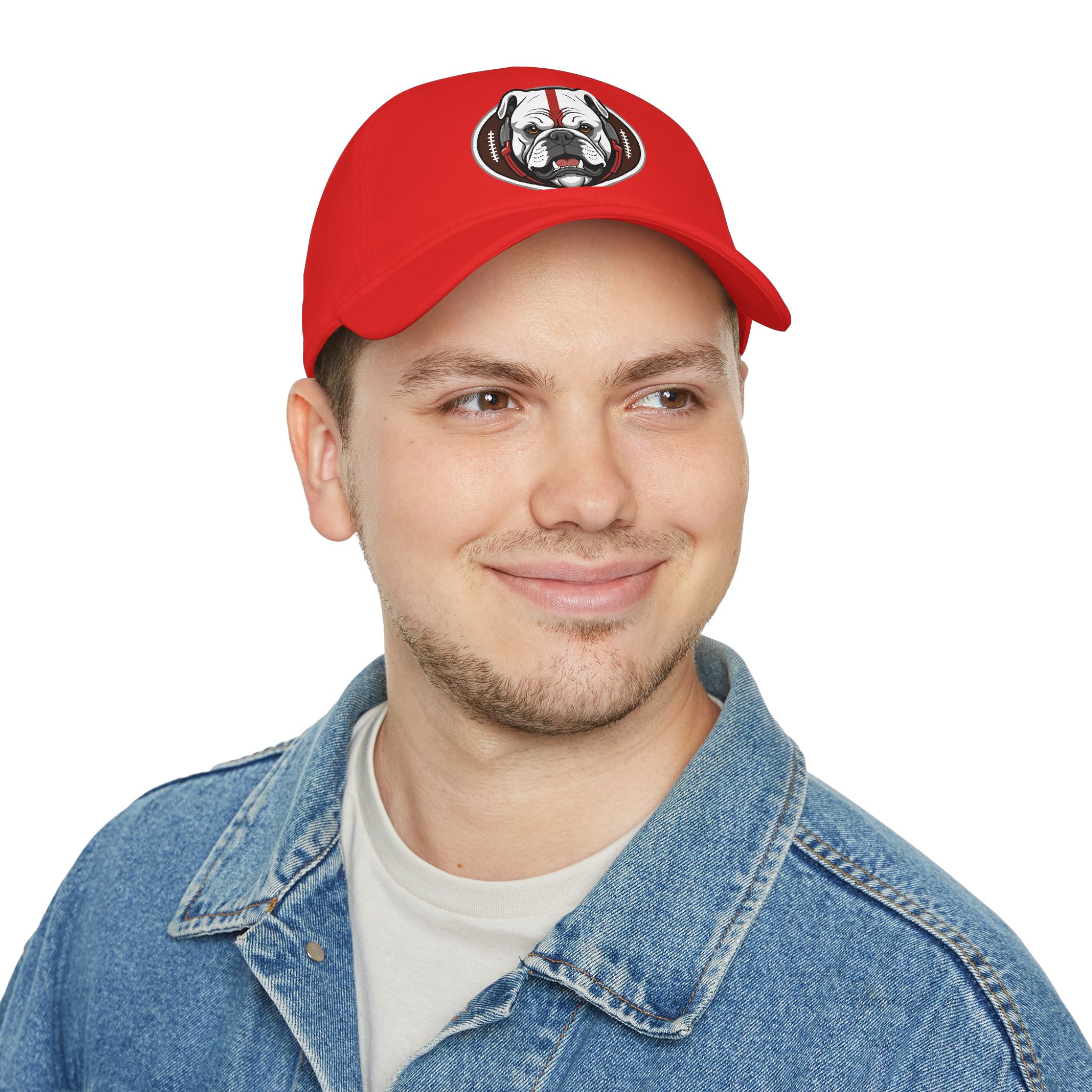 Custom Bulldog Low-Profile Baseball Cap – Stylish and Durable Design - Image 8