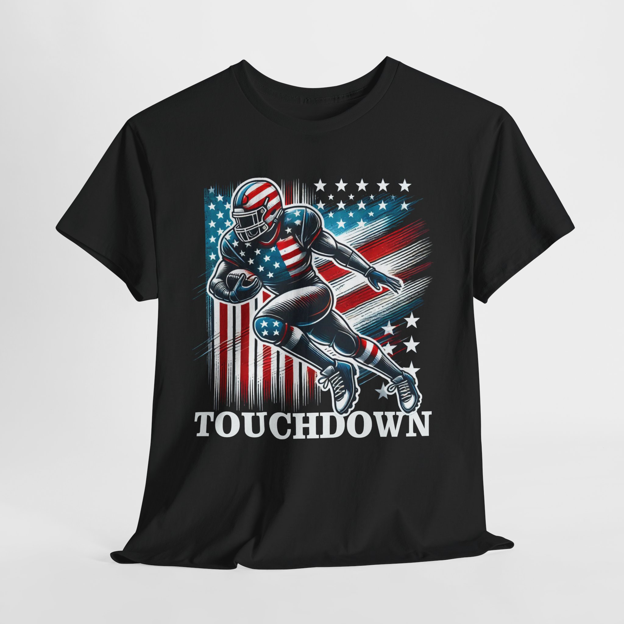 Touchdown USA Football Tee – American Pride & Game Day Energy