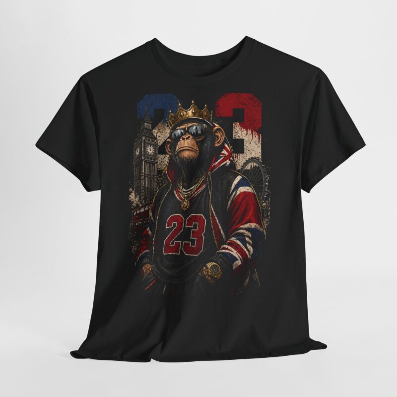 King Chimp 23 Tee — Vintage Urban Streetwear Basketball Graphic T-Shirt