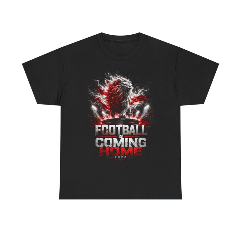 Football Coming Home T-Shirt — Men’s England Soccer Fan Tee