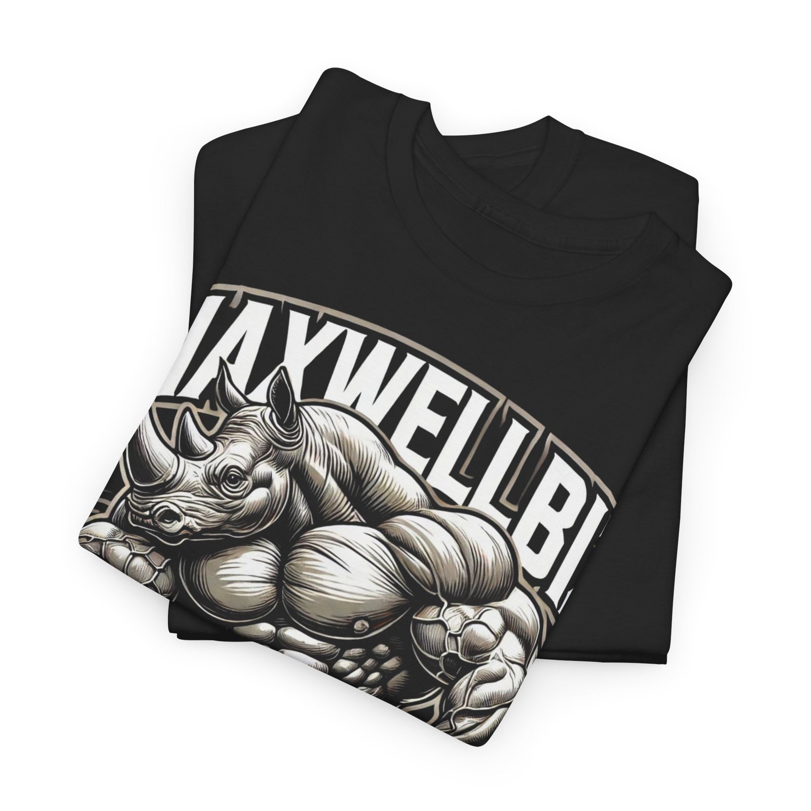 Muscular Rhino Design Tee - Image 3