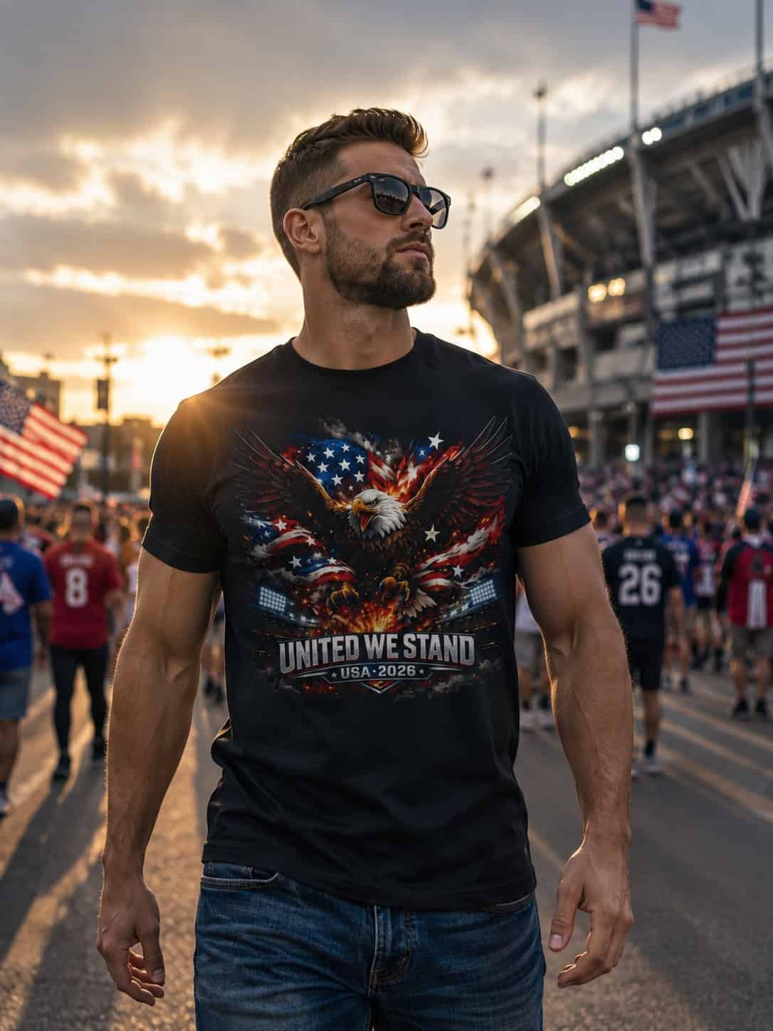 United We Stand Eagle Tee
