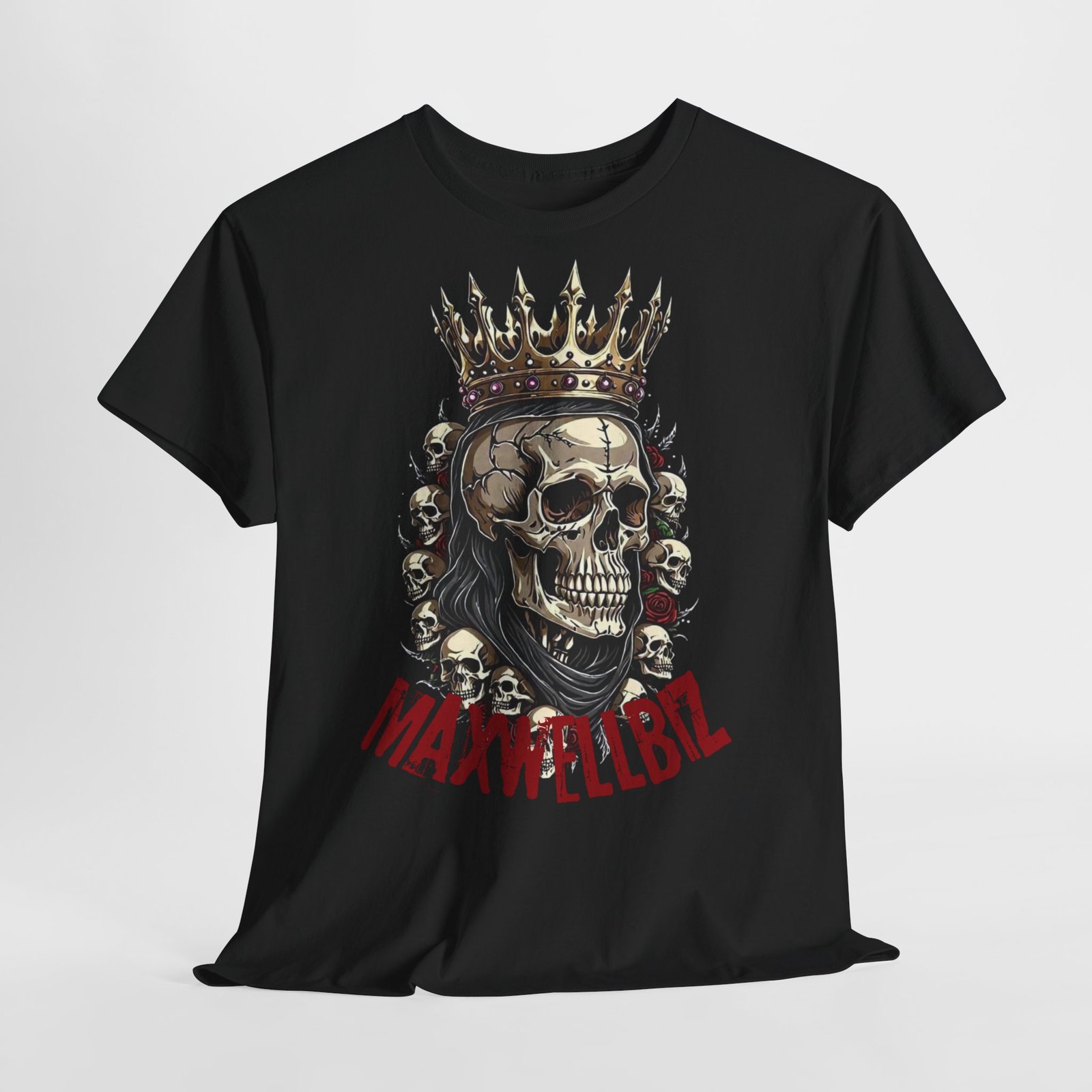 "Skull King by MaxwellBiz" Graphic Tee - Image 2