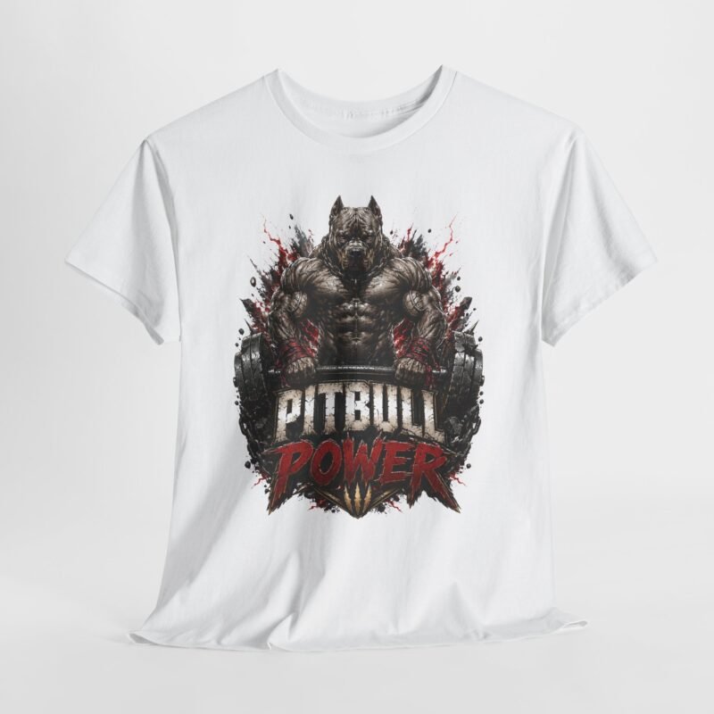 Pitbull Power T-Shirt — Fierce Dog Graphic Tee for Pitbull Fans