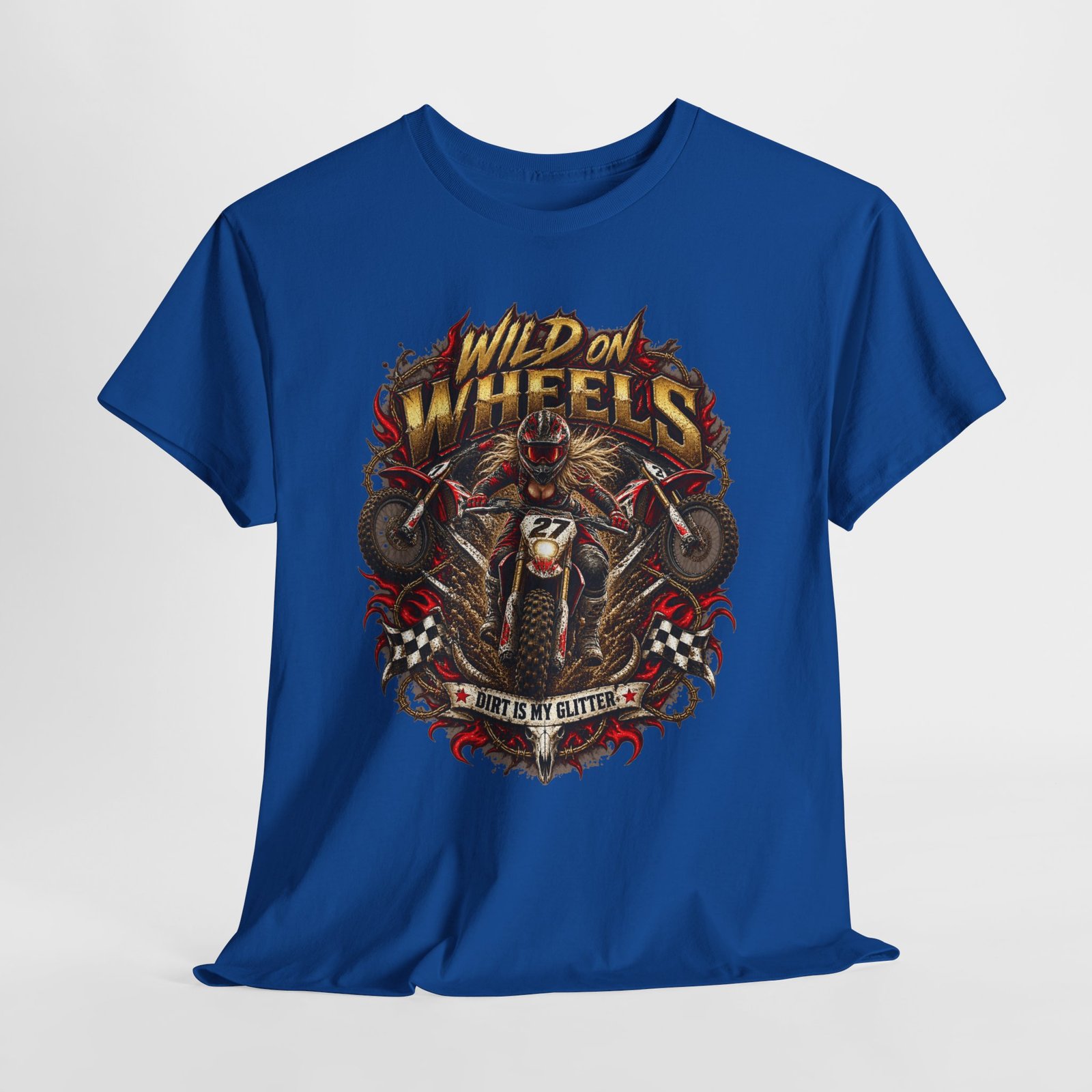 Wild on Wheels Motorcycle Tee — "Born to Ride" Biker Graphic T-Shirt - Image 16