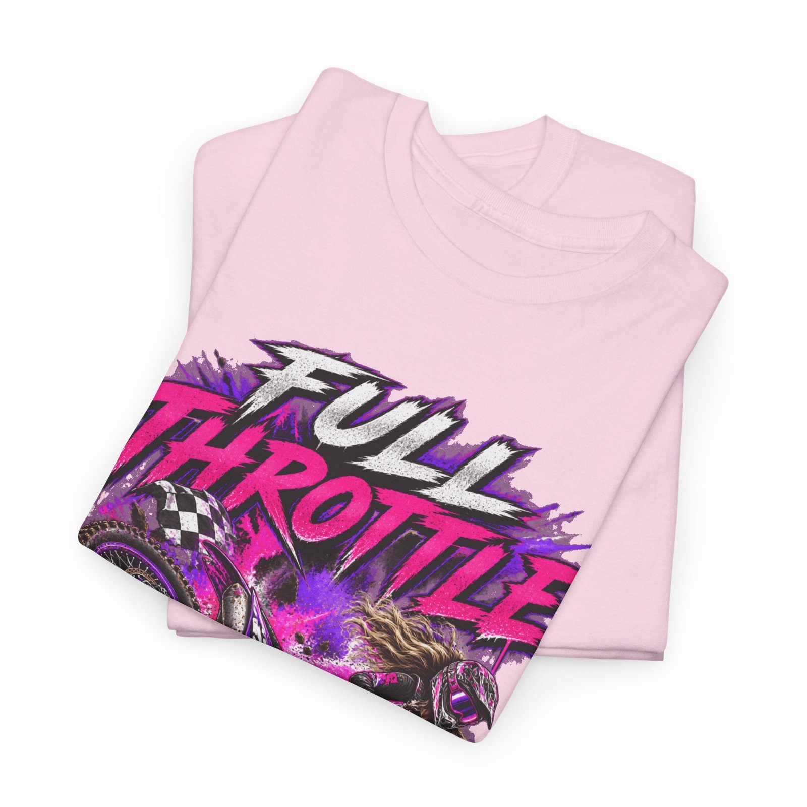 Full Throttle Dirt Bike T-Shirt — Motocross Rider Graphic Tee - Image 24