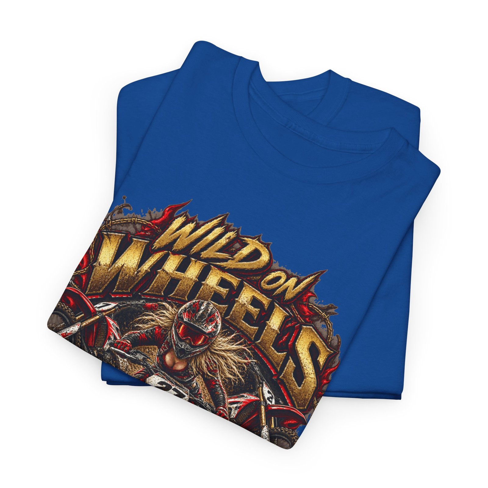 Wild on Wheels Motorcycle Tee — "Born to Ride" Biker Graphic T-Shirt - Image 18