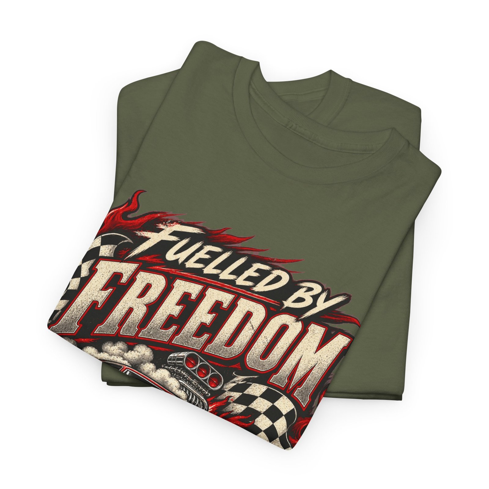 Fuelled By Freedom Muscle Car T-Shirt - Image 12