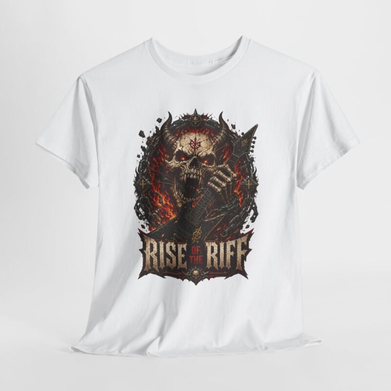Rise of the Riff Skull Guitar Tee