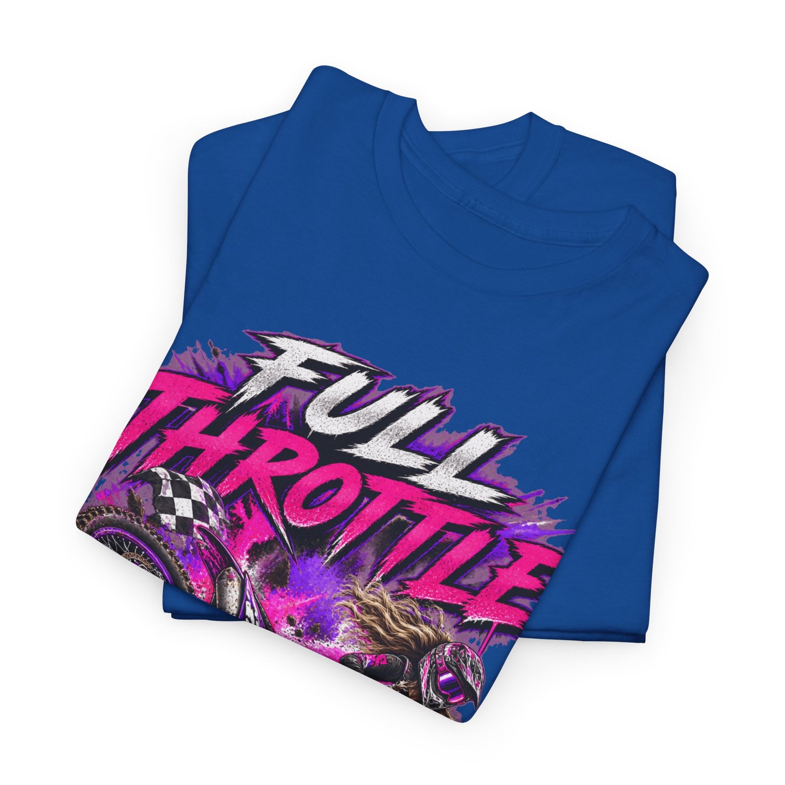 Full Throttle Dirt Bike T-Shirt — Motocross Rider Graphic Tee - Image 21