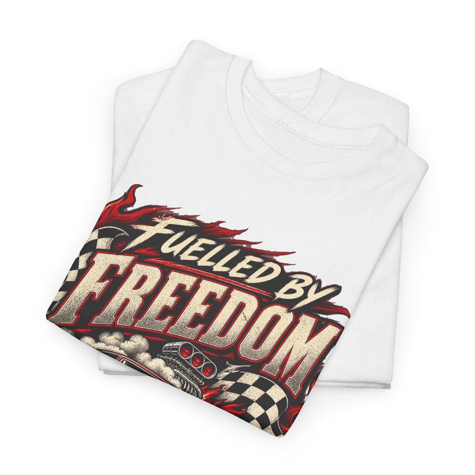 Fuelled By Freedom Muscle Car T-Shirt - Image 3