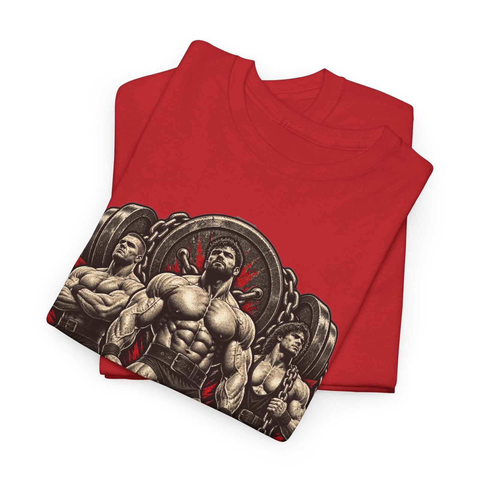 House of Iron Gym T-Shirt — 'House of Iron' Weightlifting Muscle Tee - Image 12
