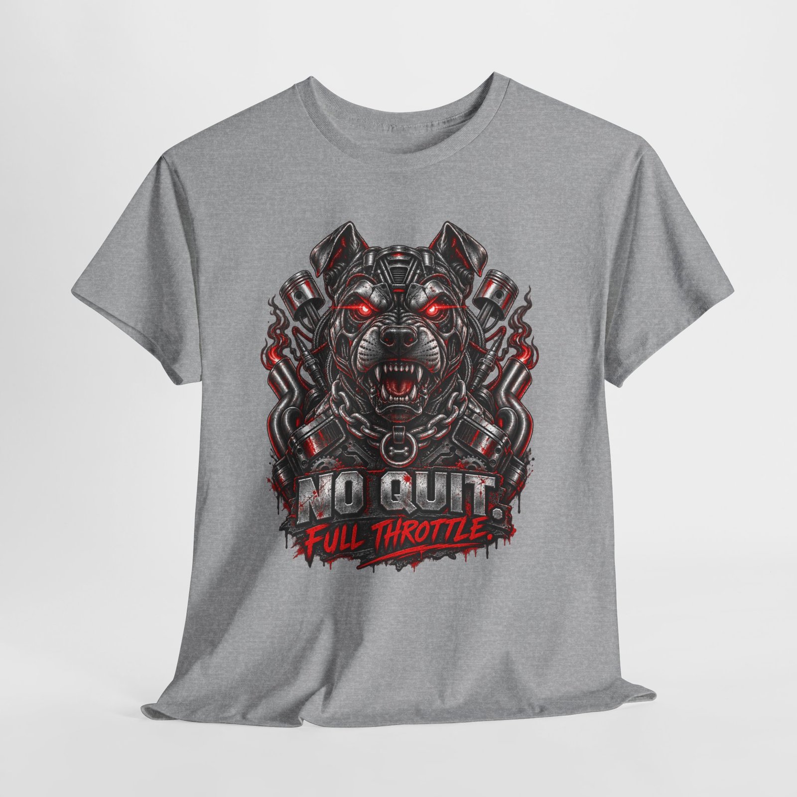 No Quit Full Throttle Bear Tee - Image 7