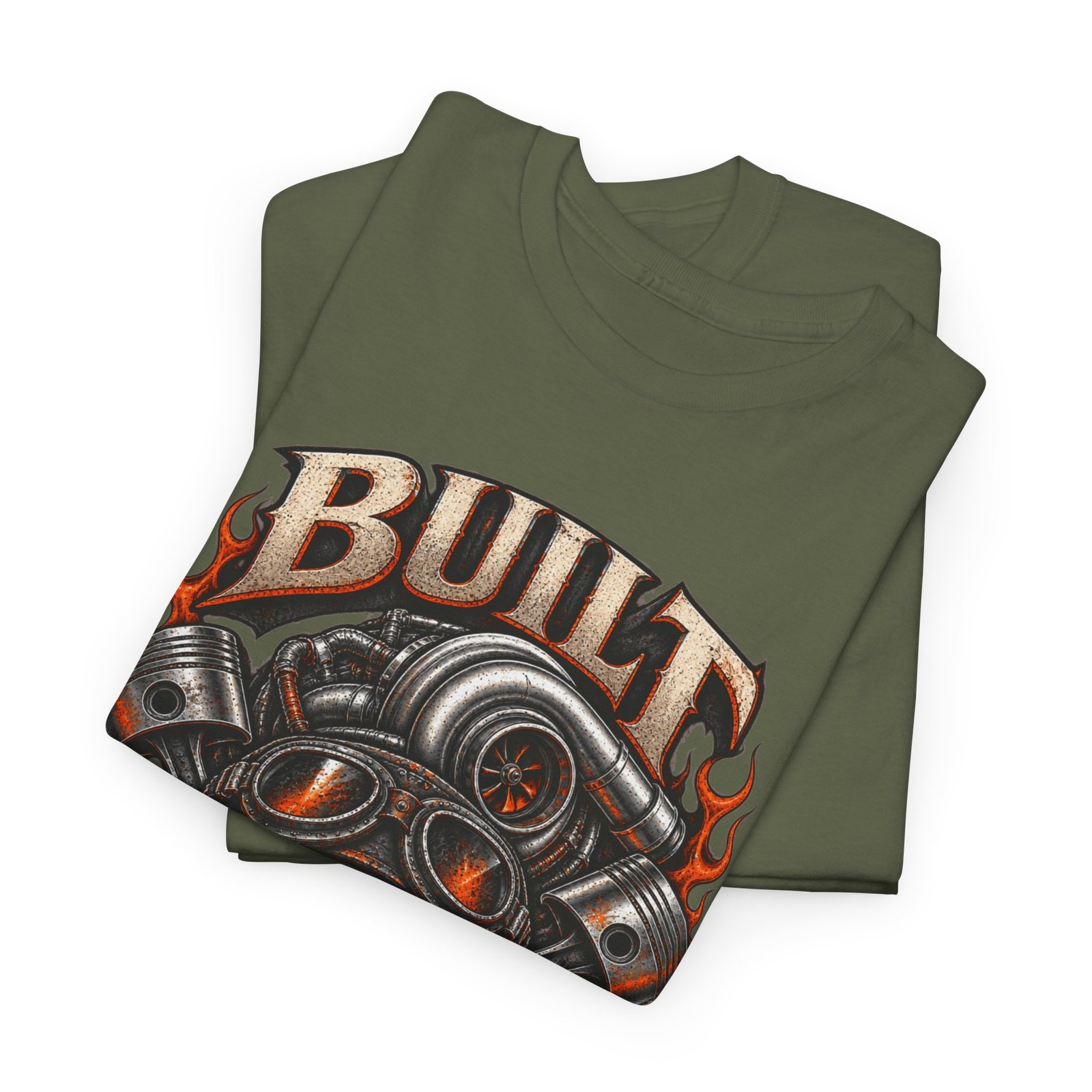 Built Not Bought Skull Mechanics T‑Shirt - Image 12