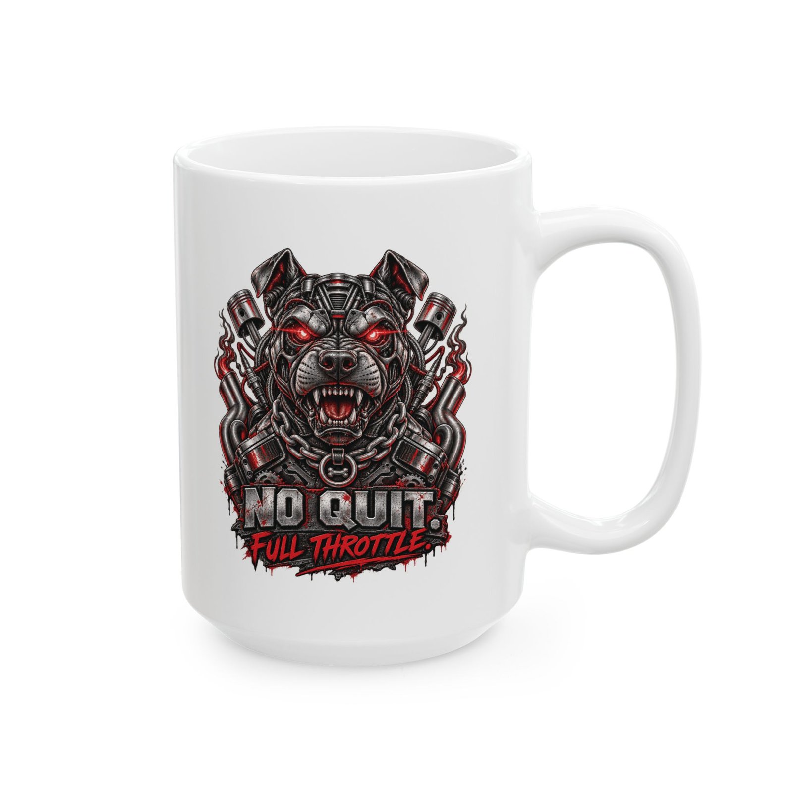 Horror Skull Ceramic Mug – Bloody Gothic Coffee Cup (11oz & 15oz) - Image 9