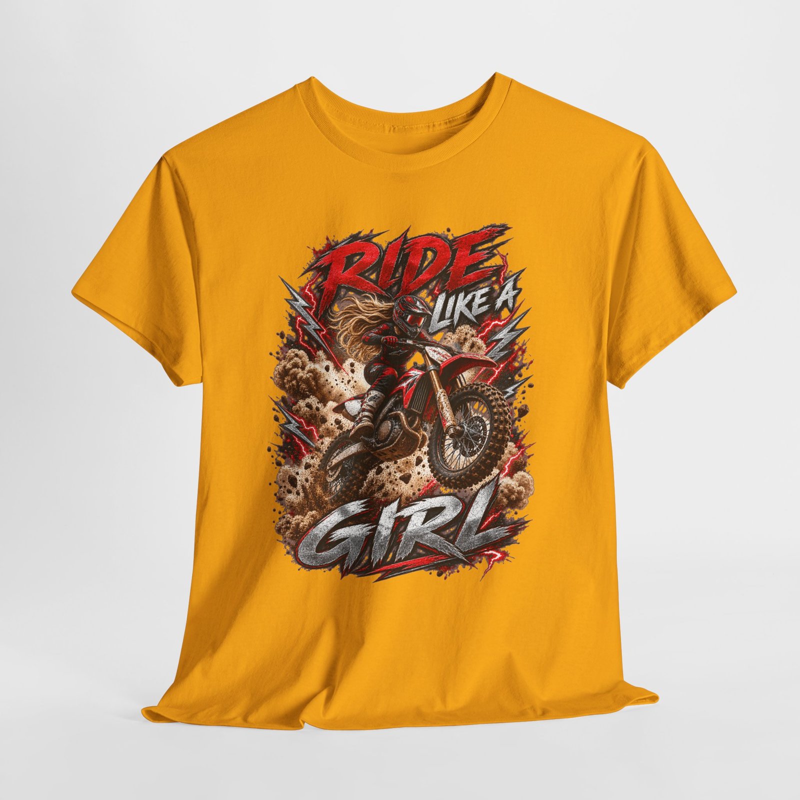 Ride Like a Girl Dirt Bike Tee — Women’s Motocross Motorcycle Shirt - Image 10