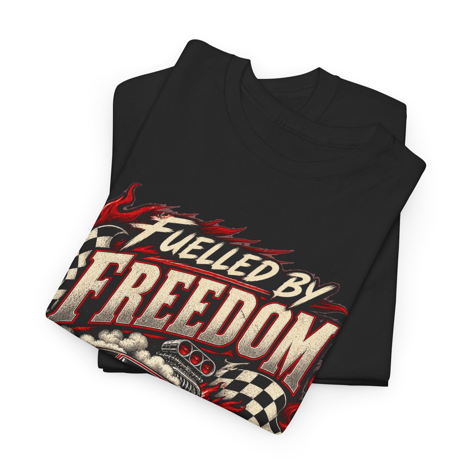Fuelled By Freedom Muscle Car T-Shirt - Image 6