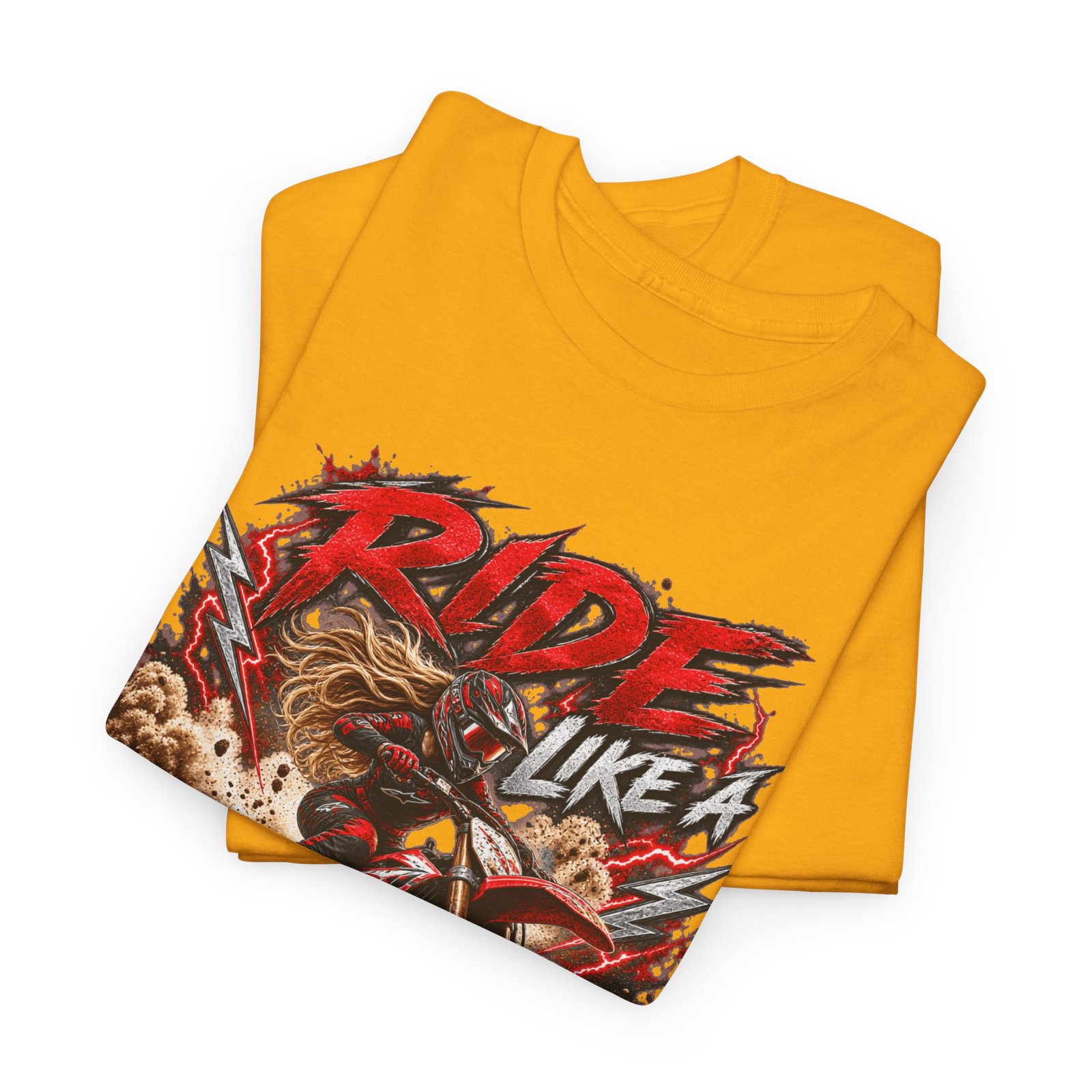 Ride Like a Girl Dirt Bike Tee — Women’s Motocross Motorcycle Shirt - Image 12