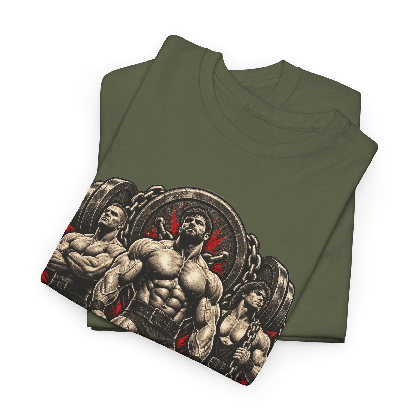 House of Iron Gym T-Shirt — 'House of Iron' Weightlifting Muscle Tee - Image 6