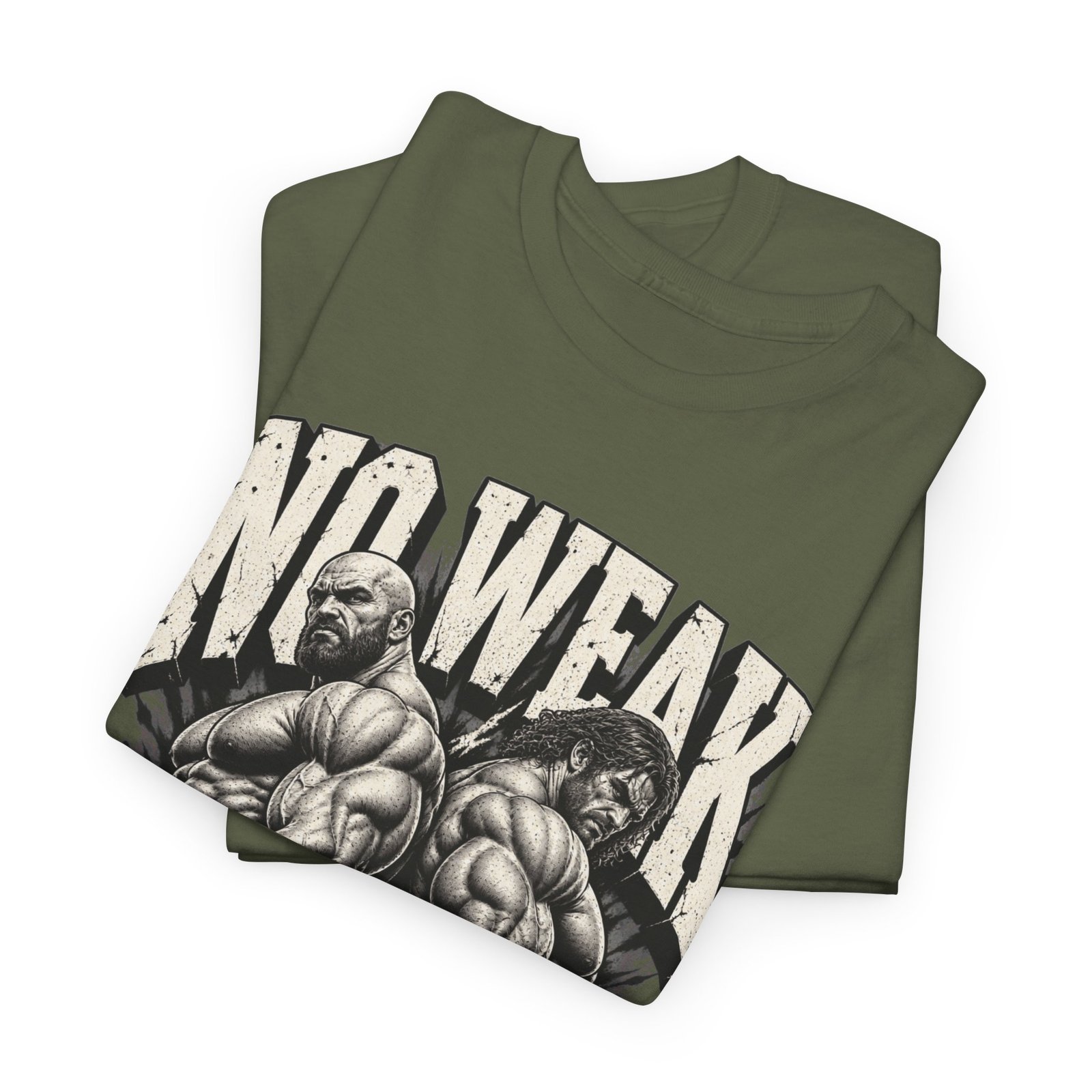 No Weak Days Gym T-Shirt — Motivational Bodybuilding Tee - Image 9