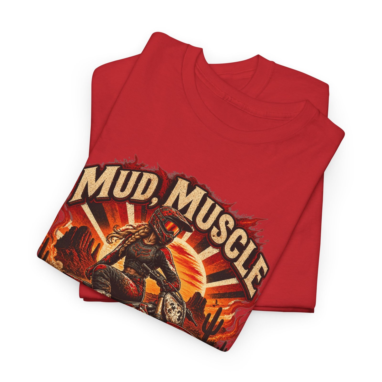 Mud, Muscle & Mayhem Dirt Bike T‑Shirt — Off‑Road Motocross Rider Tee - Image 27