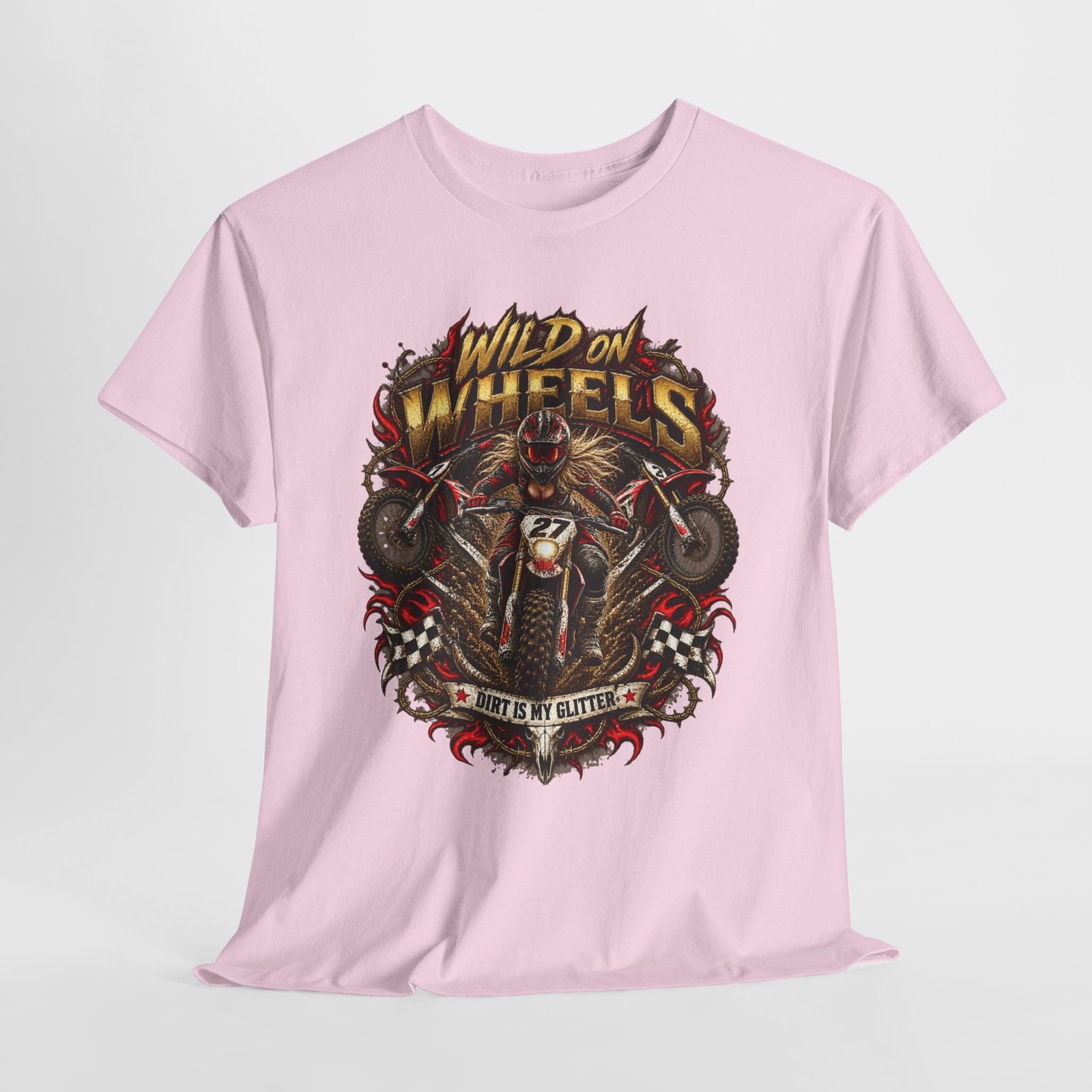 Wild on Wheels Motorcycle Tee — "Born to Ride" Biker Graphic T-Shirt - Image 19