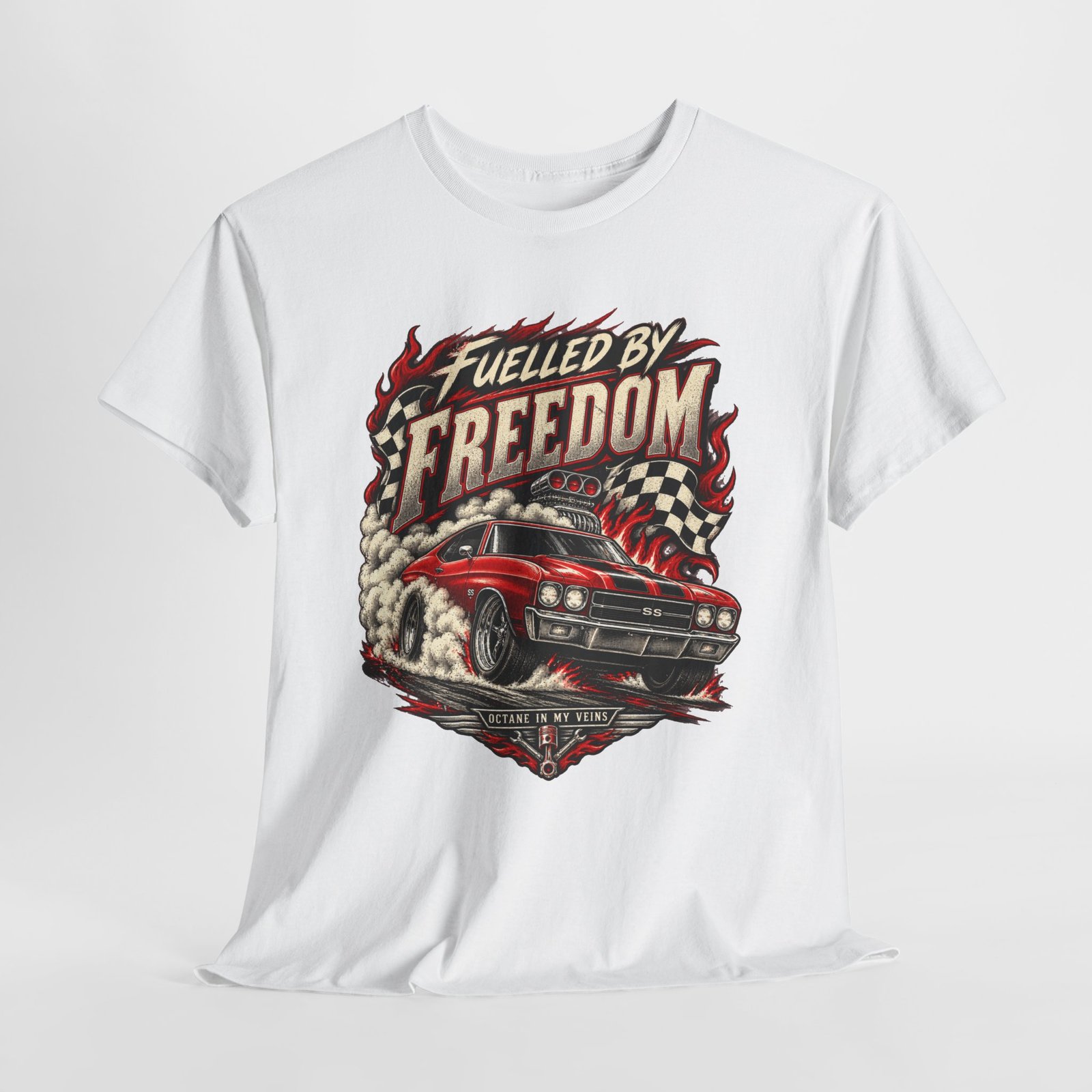 Fuelled By Freedom Muscle Car T-Shirt