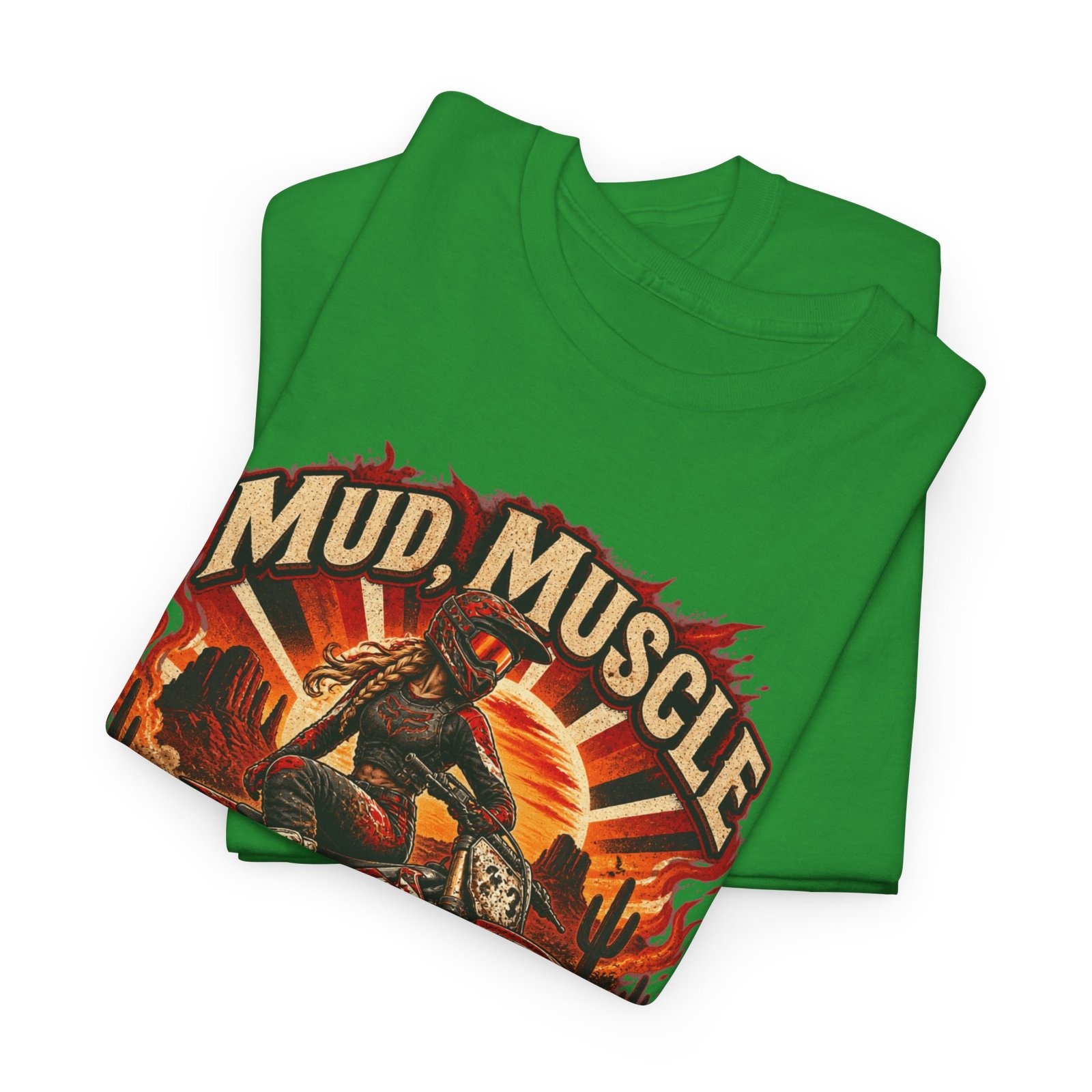 Mud, Muscle & Mayhem Dirt Bike T‑Shirt — Off‑Road Motocross Rider Tee - Image 18