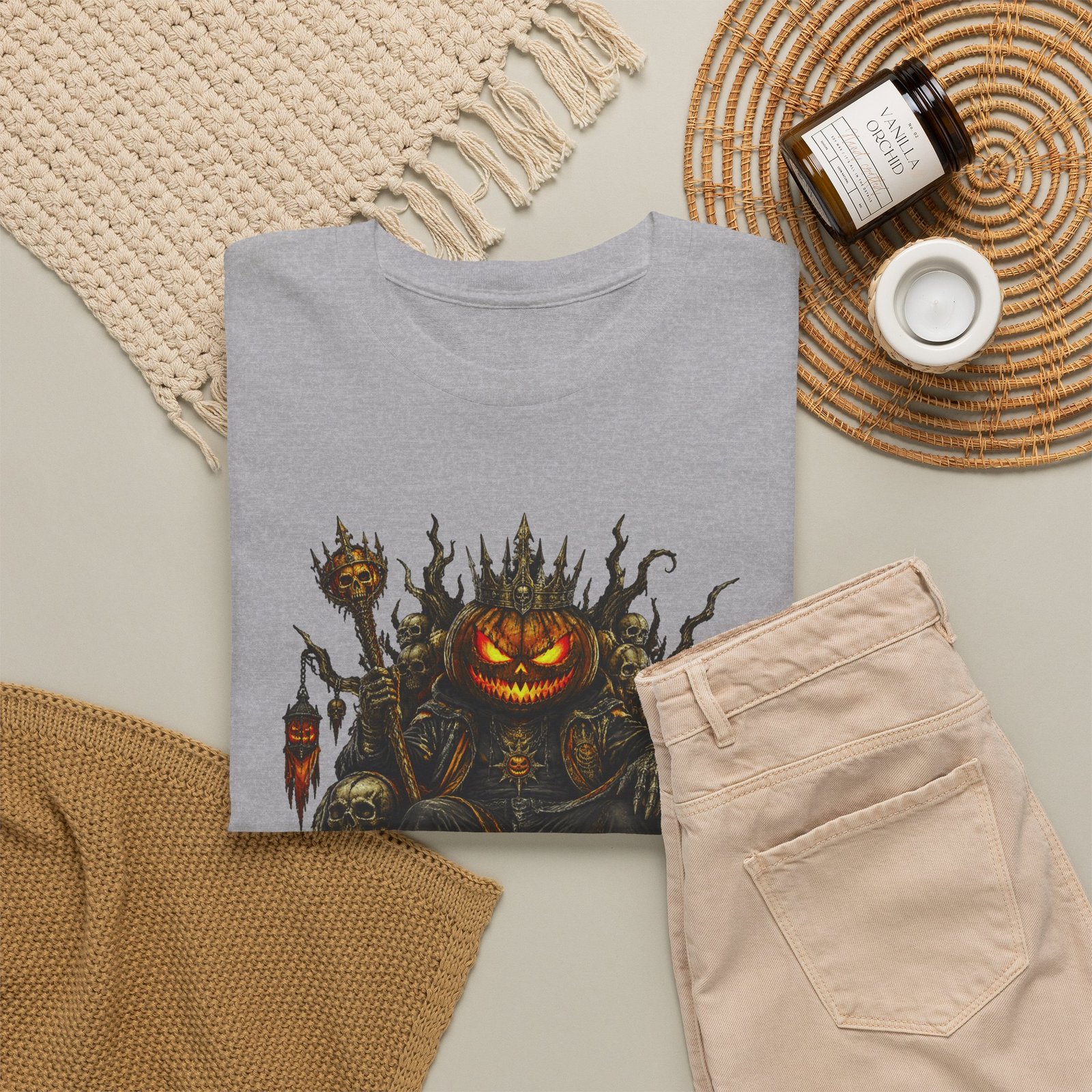 Halloween Pumpkin Throne Tee - Image 12