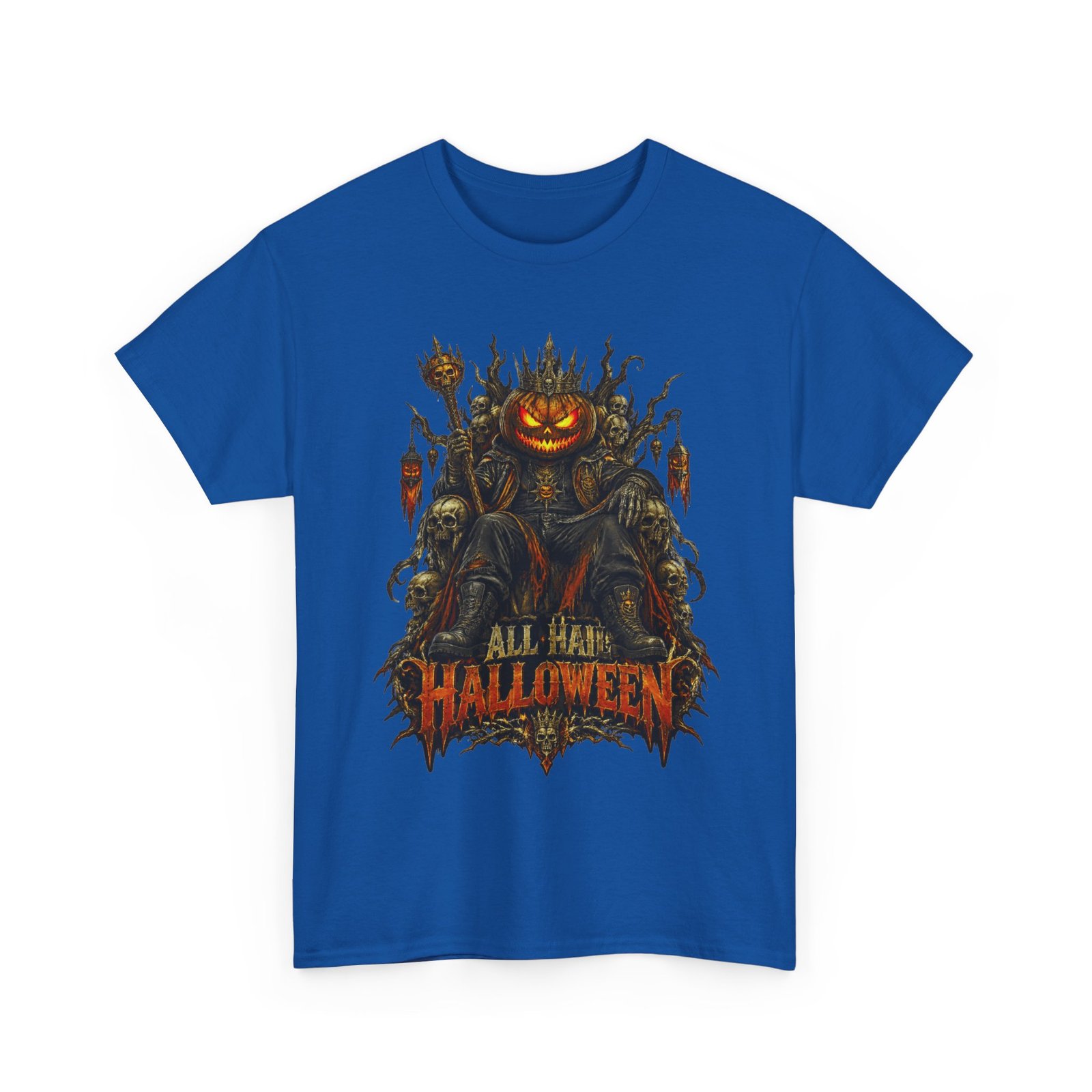Halloween Pumpkin Throne Tee - Image 17