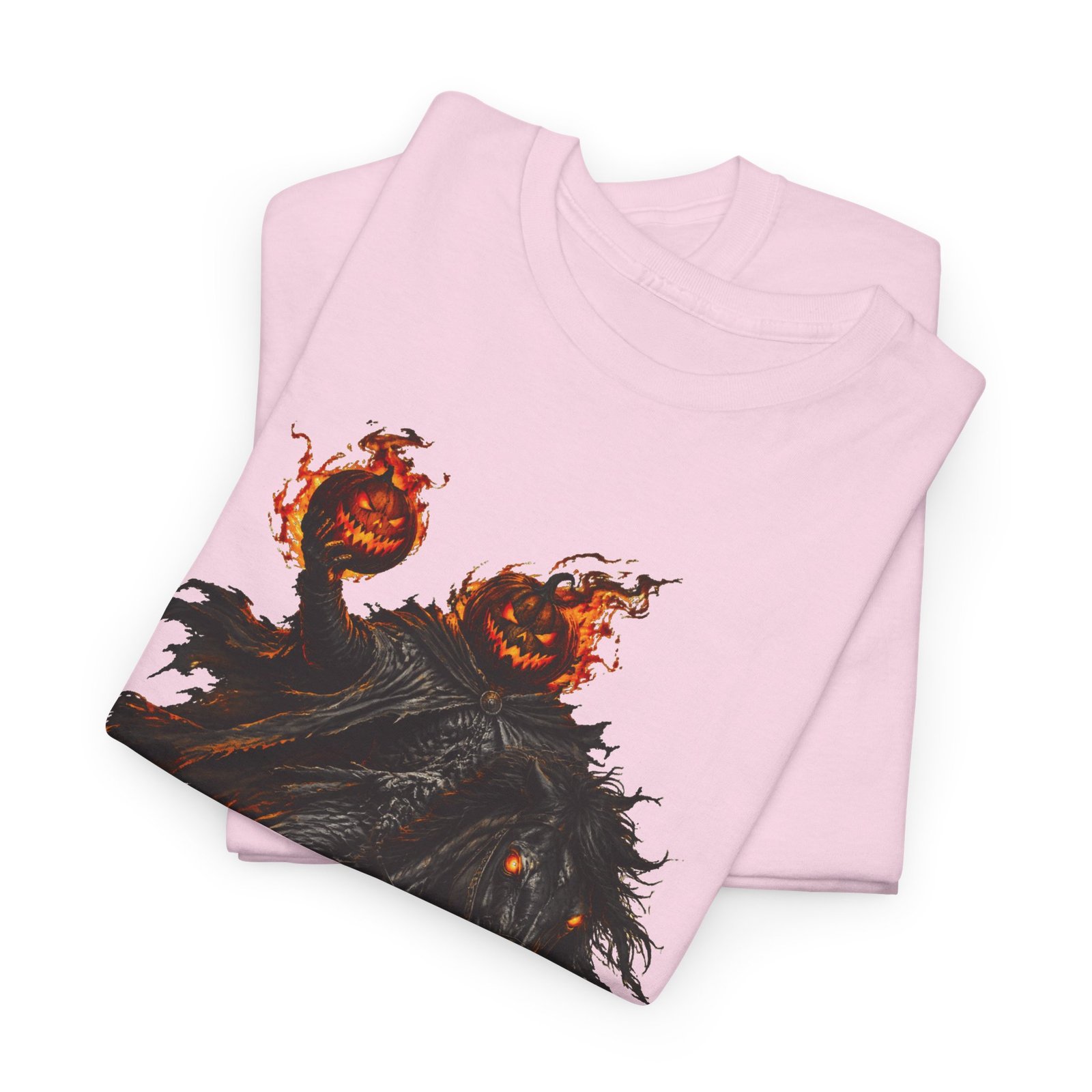 T-Shirt — Headless Night Horror Graphic Tee (Pumpkin-Head Scarecrow Halloween) - Image 27