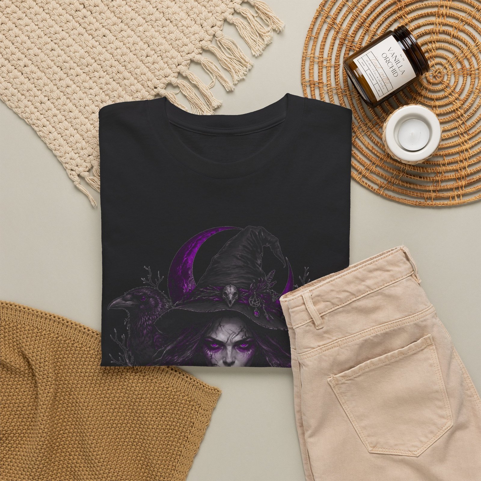 Witching Hour Witch Graphic Tee - Image 8