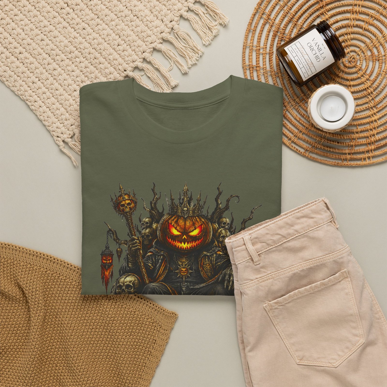 Halloween Pumpkin Throne Tee - Image 16