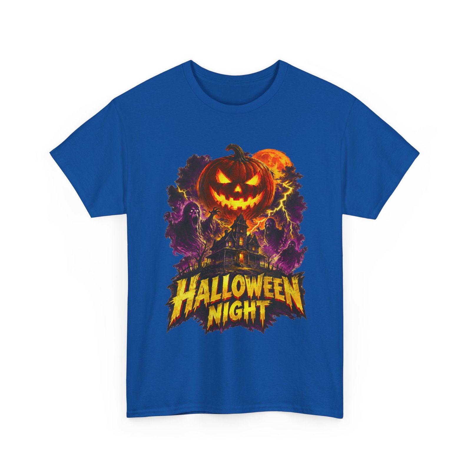 Halloween Night T-Shirt — Jack-O'-Lantern Horror Graphic Tee - Image 17
