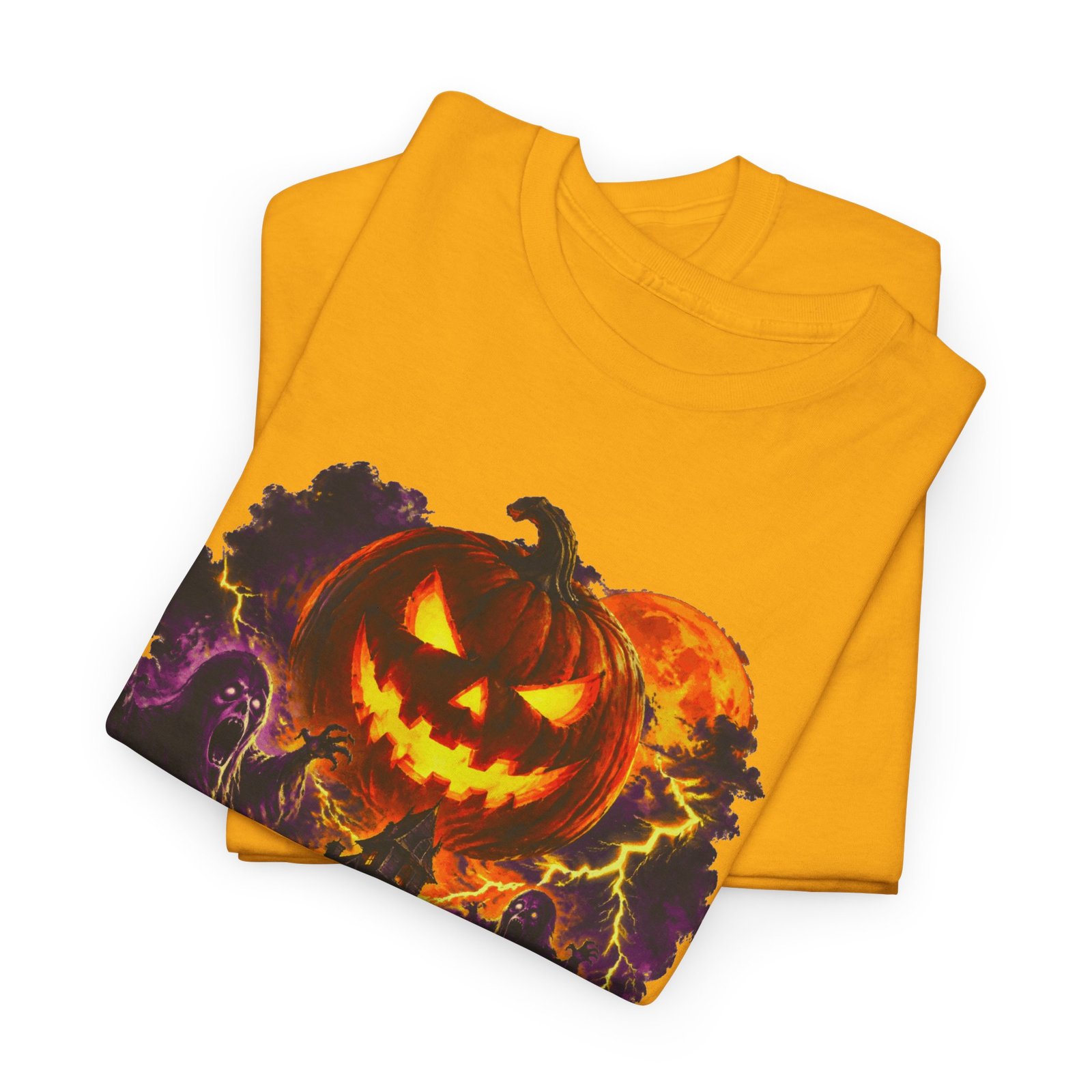 Halloween Night T-Shirt — Jack-O'-Lantern Horror Graphic Tee - Image 11