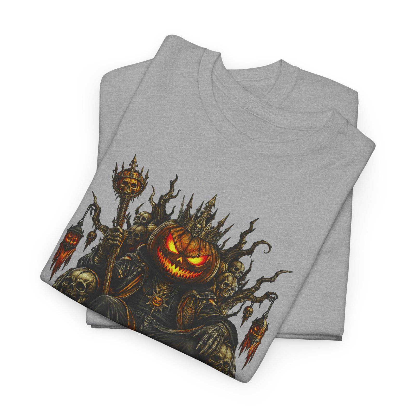 Halloween Pumpkin Throne Tee - Image 11