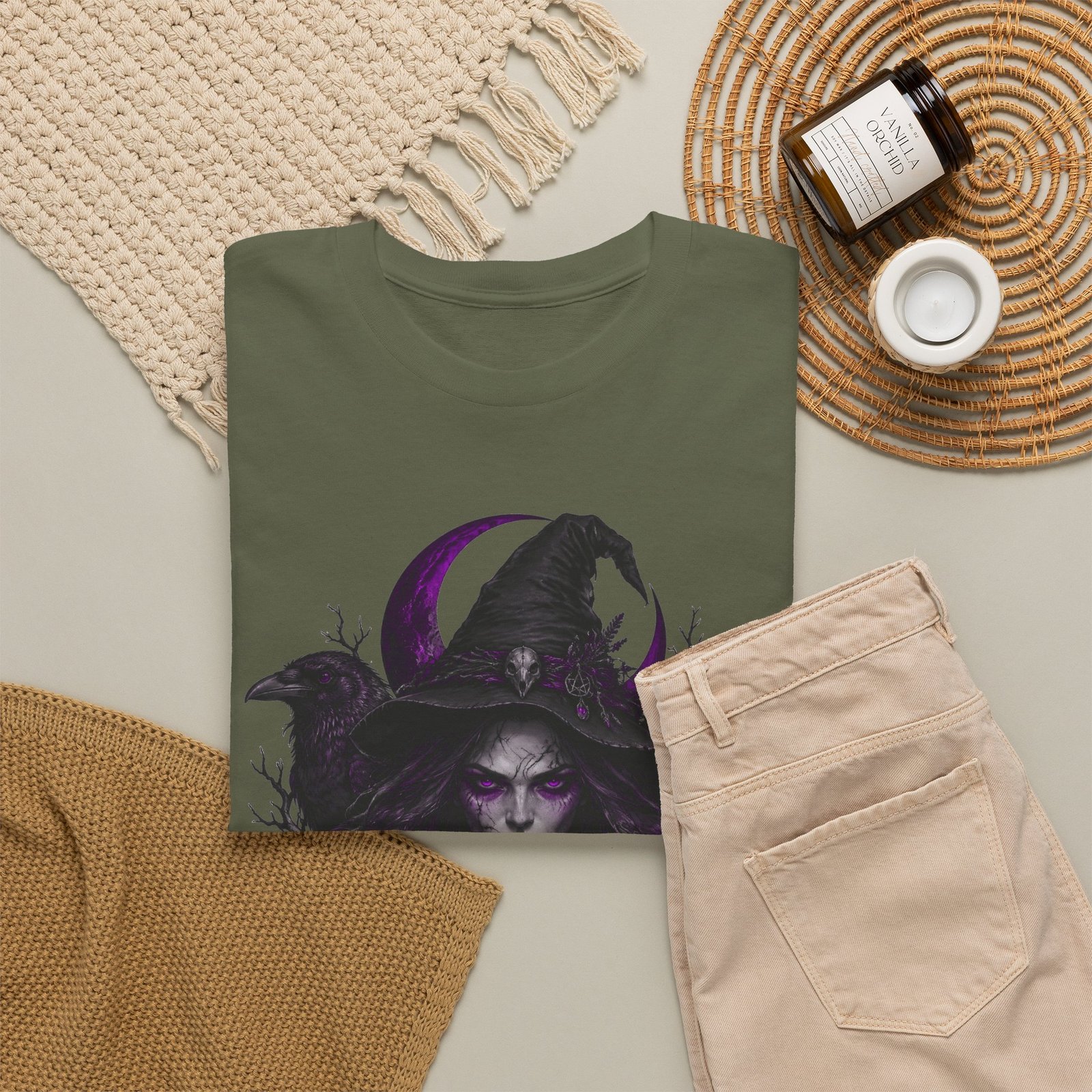 Witching Hour Witch Graphic Tee - Image 20