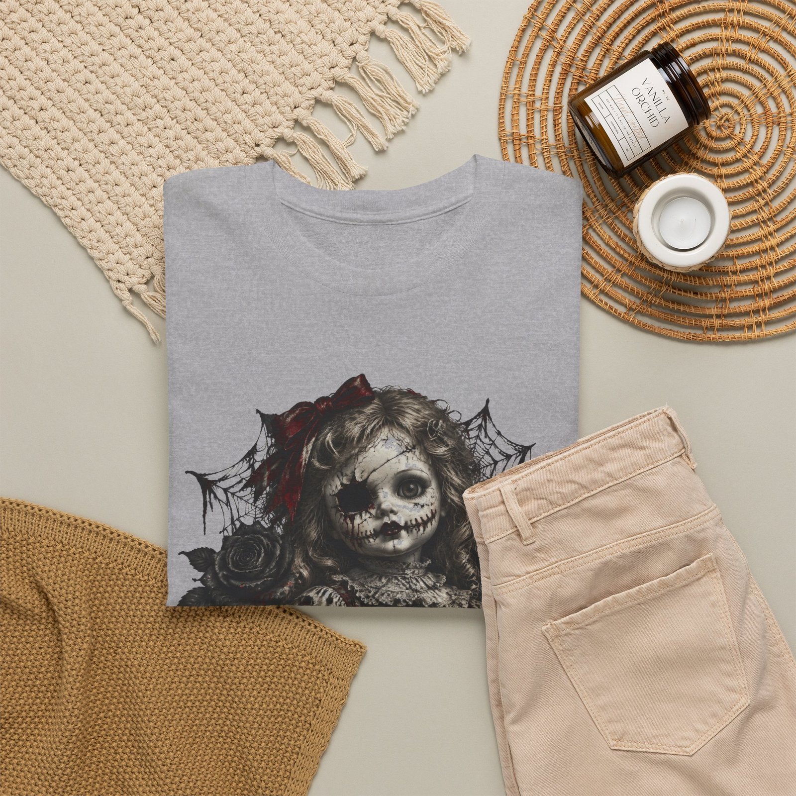 Play With Me Doll Horror T-Shirt - Image 8