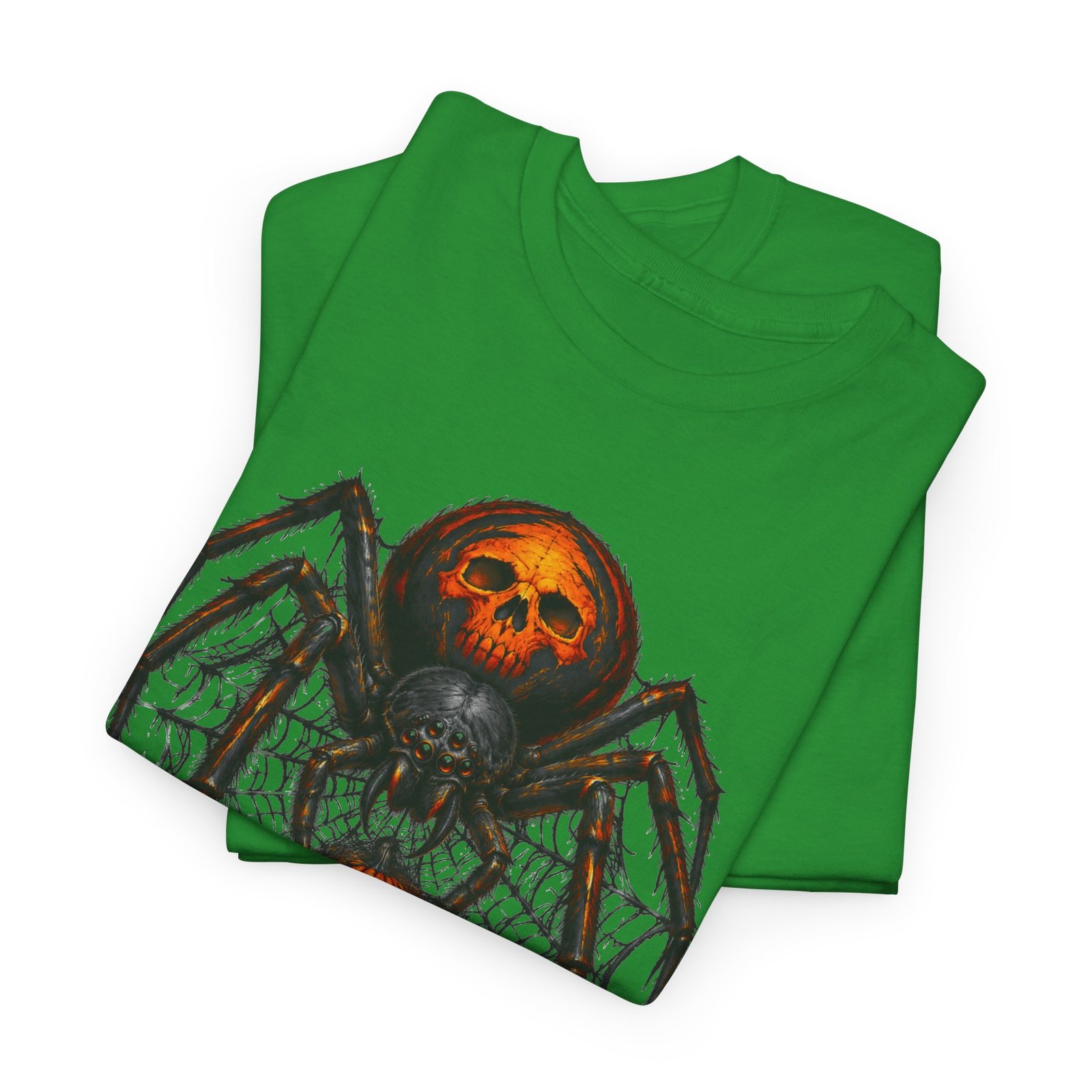 Spider Skull Tee — "Welcome to My Web" Halloween Graphic T-Shirt - Image 19