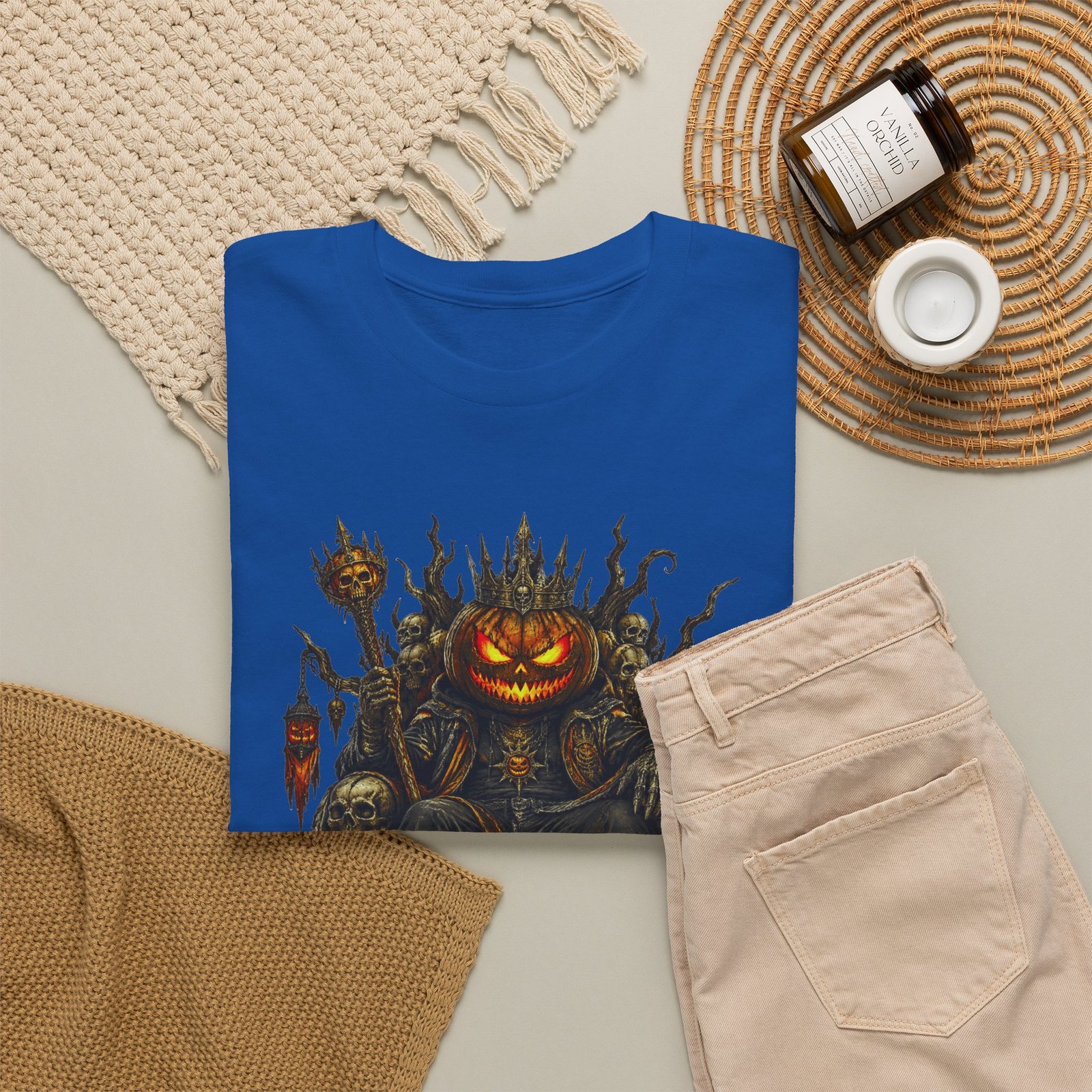 Halloween Pumpkin Throne Tee - Image 20