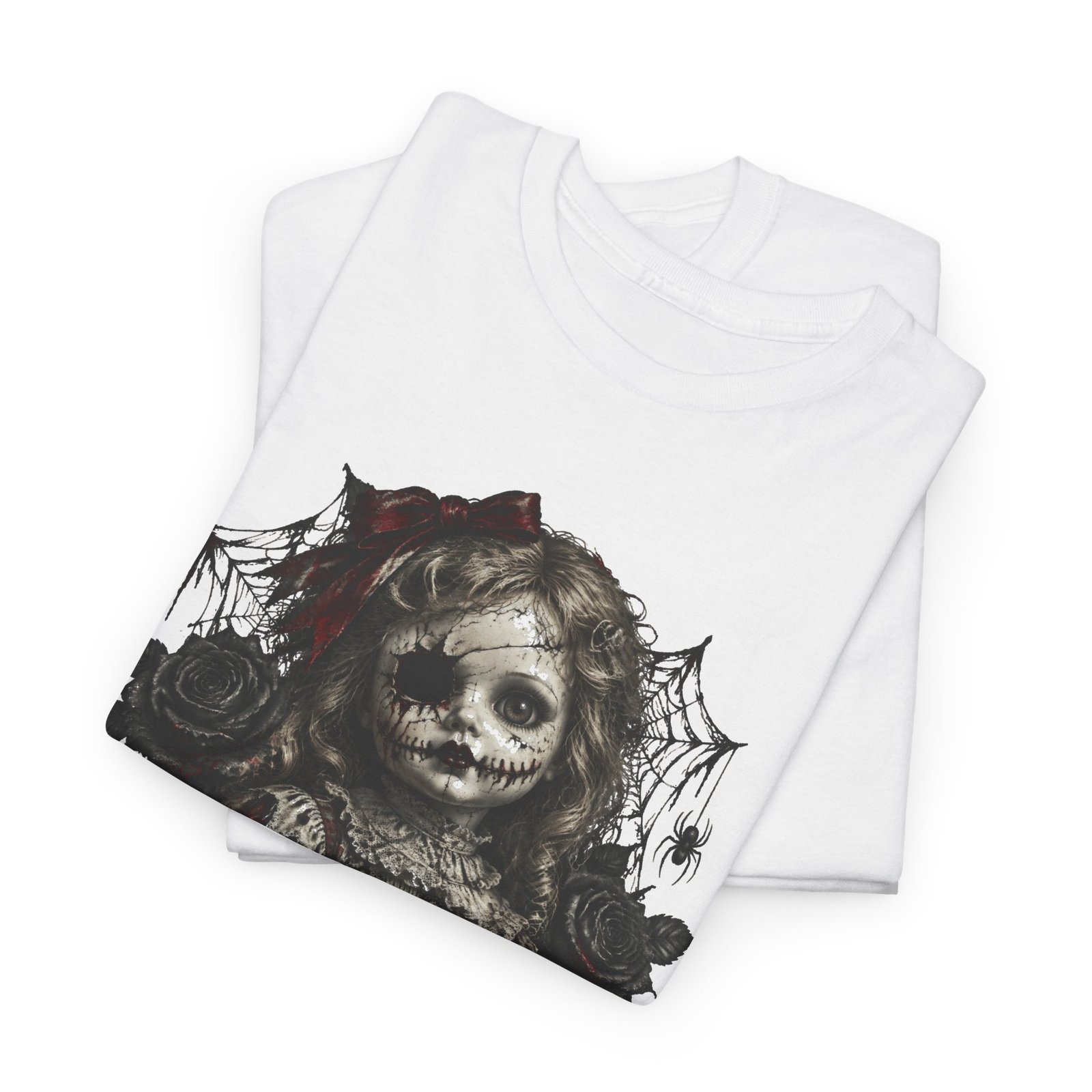 Play With Me Doll Horror T-Shirt - Image 3