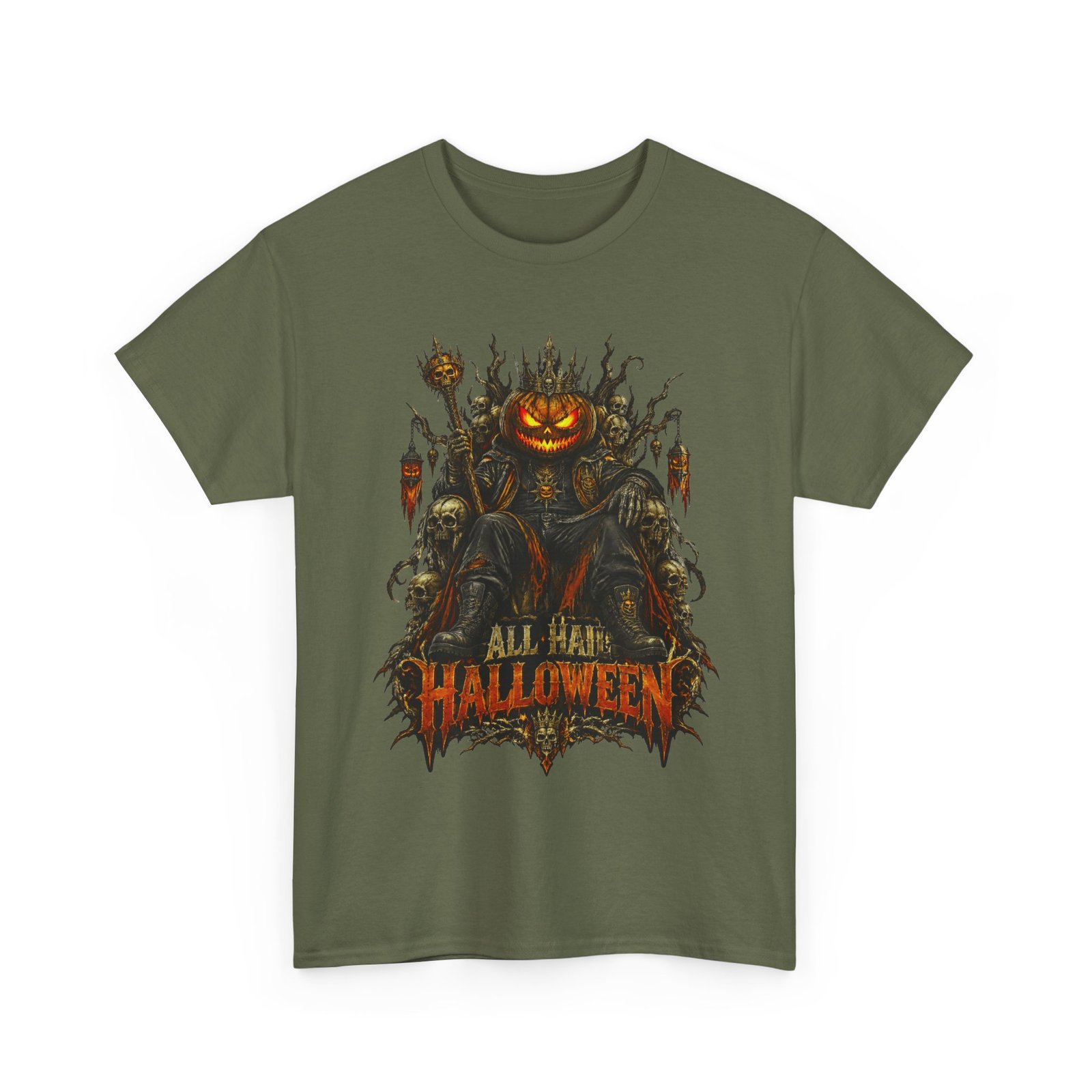 Halloween Pumpkin Throne Tee - Image 13