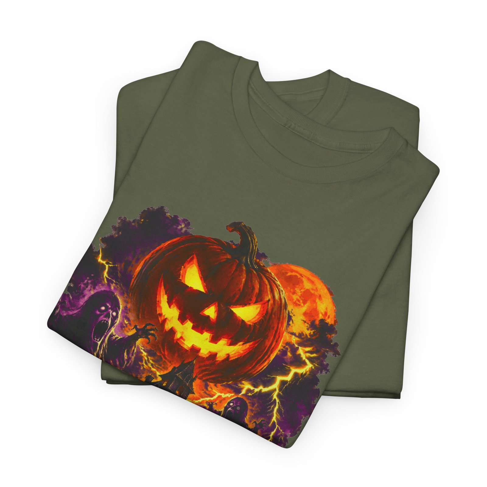 Halloween Night T-Shirt — Jack-O'-Lantern Horror Graphic Tee - Image 15