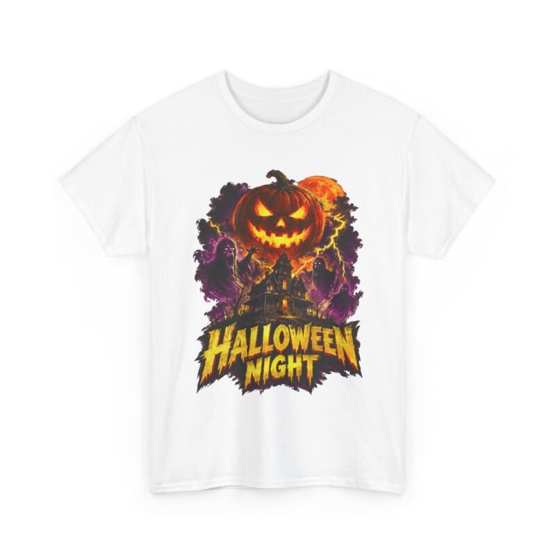 Halloween Night T-Shirt — Jack-O'-Lantern Horror Graphic Tee