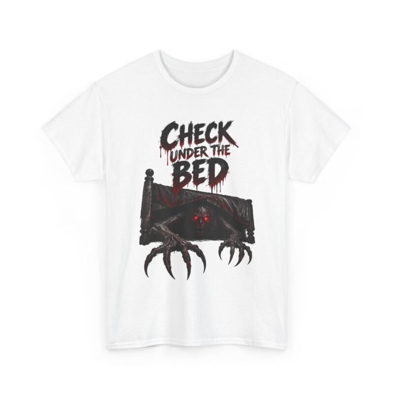 Check Under the Bed T-Shirt — Horror Monster Graphic Tee
