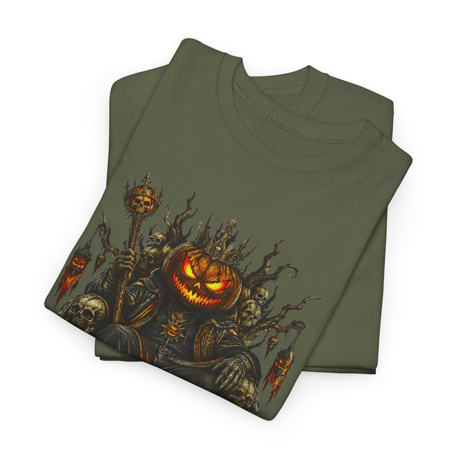 Halloween Pumpkin Throne Tee - Image 15